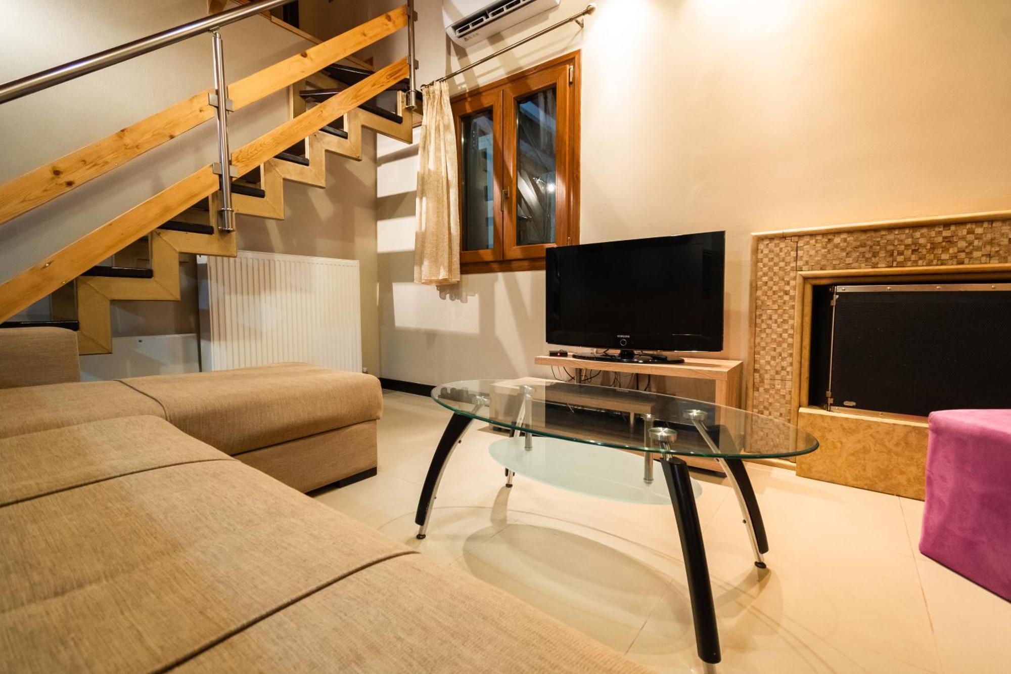 Theonymfi Luxury Villas Doukádes الغرفة الصورة